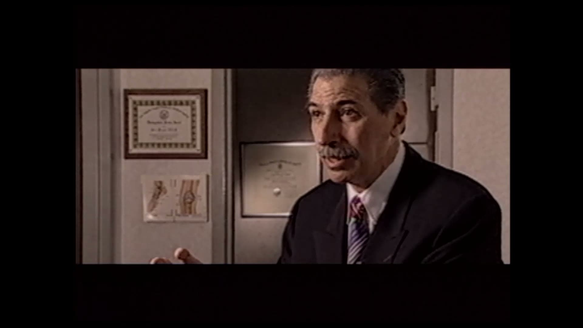 Dr. Moy being interviewed for the 1997 television special Inside the OR.